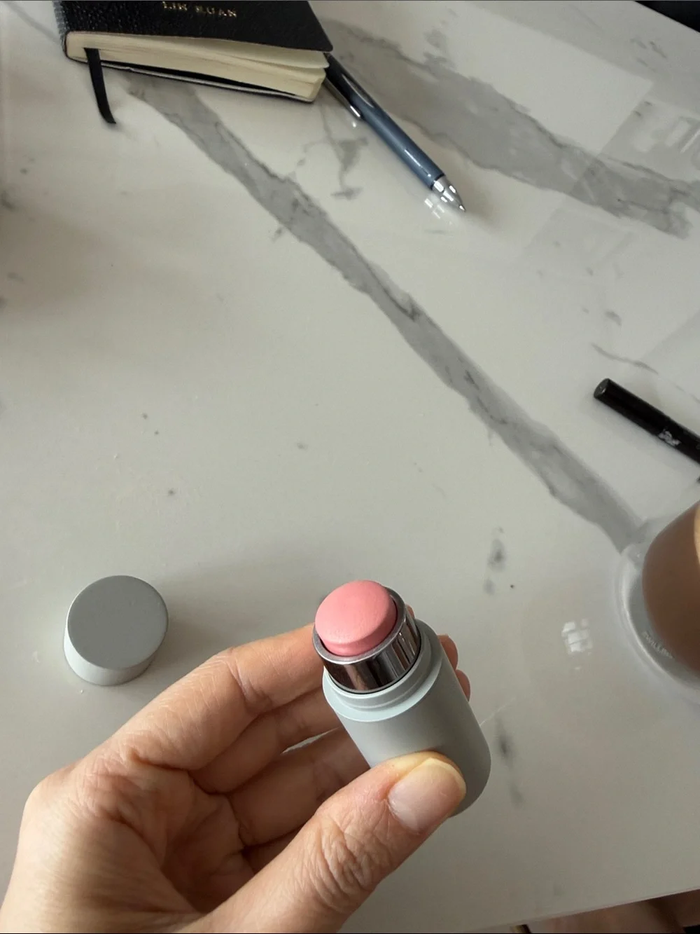 Westman Atelier Cream Stick Blush — coquette mini size